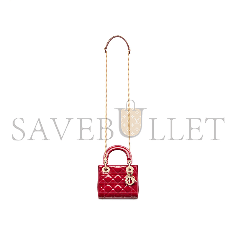 DIOR MINI LADY DIOR BAG M0505OWCB_M323 (17*15*7cm)